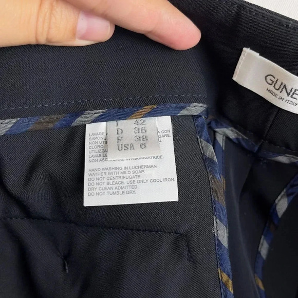 Gunex Controllo B Black Straight Leg Dress Pant - Picture 10 of 13